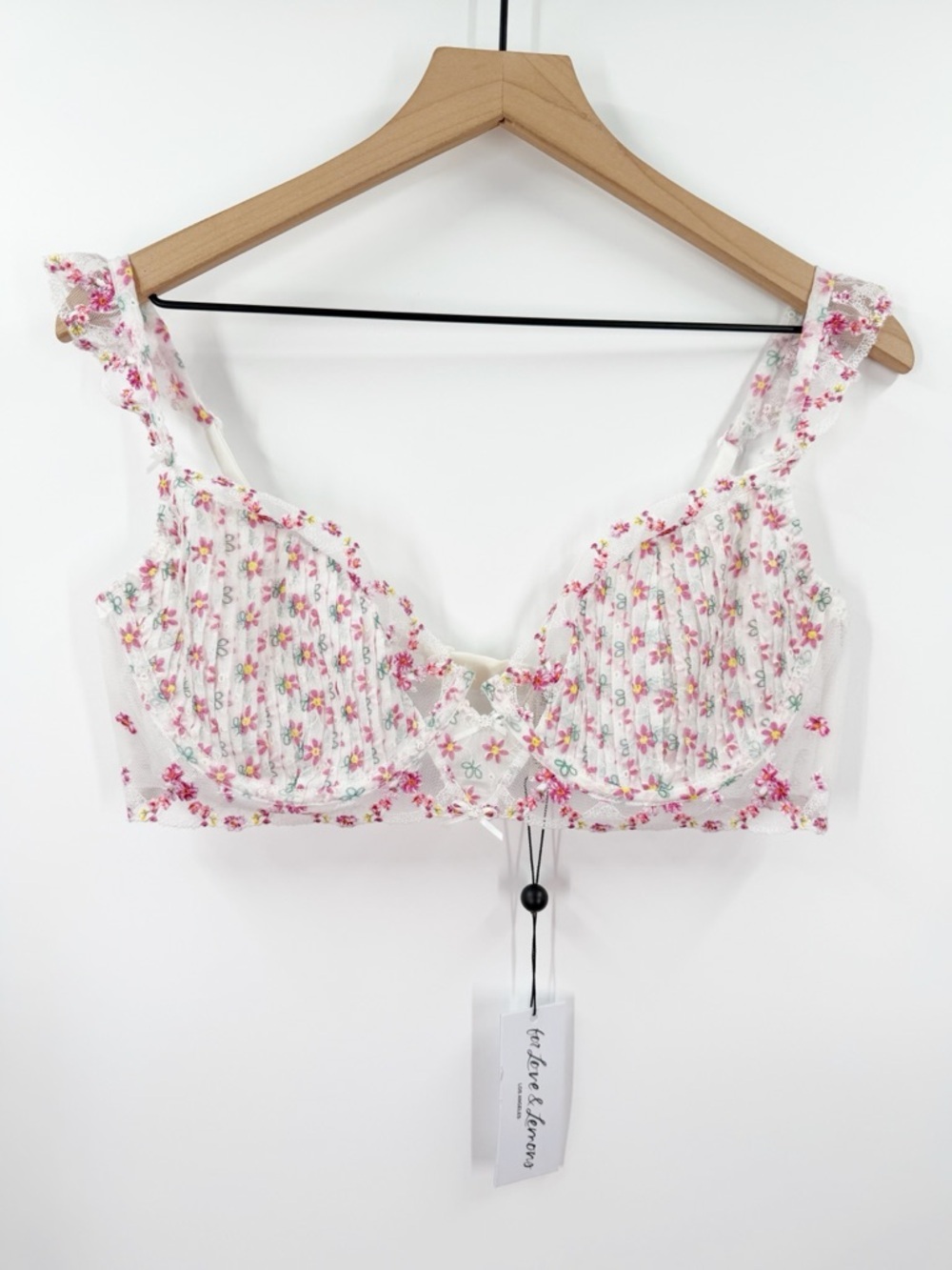 For Love & Lemons Floral Blooms Underwire Bra